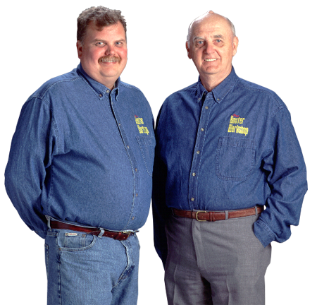 the Router Workshop hosts - Bob and Rick Rosendahl